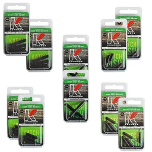2 Pack LOTS Tungsten Black Skinny Drop Shot Weights - Kenders - Picture 1 of 10