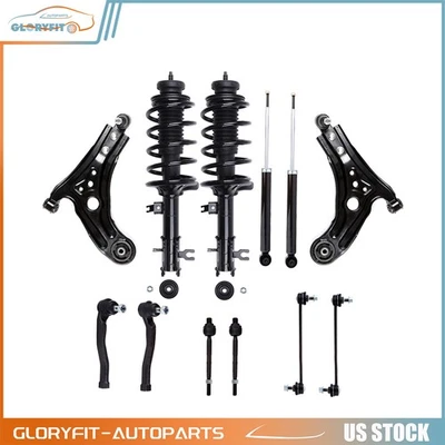 Amortiguador trasero puntales delanteros para Chevrolet Aveo5 2006-2009 barra estabilizadora extremo varilla 12 piezas Foto 1 de 4