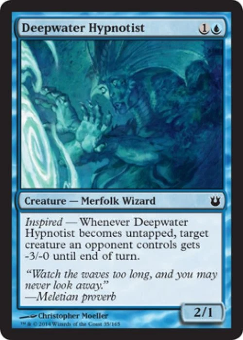 Deepwater Hypnotist -Foil Medium Play MTG Born of the Gods - Image 1 of 1