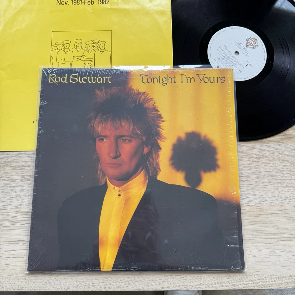 Rod Stewart Tonight I’m Yours Original 1981 US 1st Press In Shrink! Excellent - Image 1 of 4