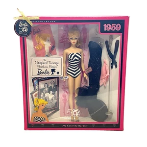 2008 The Original Teenage Fashion Model Barbie 1959 50th Anniversary #N4974 NIB - Picture 1 of 15