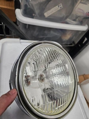 1977 YAMAHA RD400 OEM HEADLIGHT W/BUCKET Foto 1 de 3