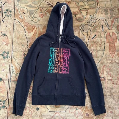 Billabong Hoodie Sweatshirt Size Women’s M Full Zip Skater Y2K  - Image 1 of 4