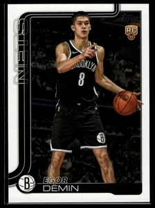 2025-26 Topps #208 Egor Dëmin Rookie - Picture 1 of 2