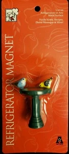 Acme Refrigerator Magnet Birdbath Green NIB - Picture 1 of 3