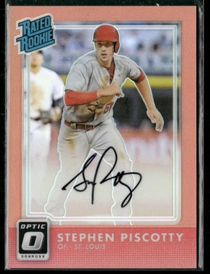 Panini Donruss Optic 2016 #RR-SP Stephen Piscotty clasificación novato naranja automático #/99 Foto 1 de 2