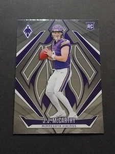 JJ MCCARTHY RC 2024 Panini Phoenix Base Rookie Card #185 Minnesota Vikings - Picture 1 of 2