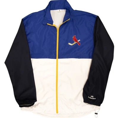St Louis Cardinals Hockey themed Rink Jacket - 9/19/25 Blues Theme Night: NIB XL - Image 1 of 4