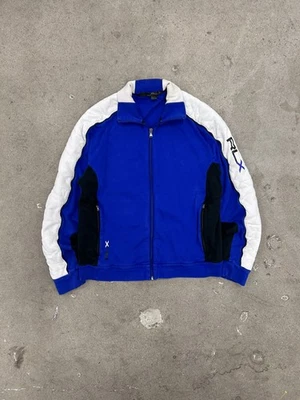 Nuevo Polo Ralph Lauren RLX Para hombres Calce Ajustado Tejido Algodón Chaqueta de Pista Sudadera L Foto 1 de 4