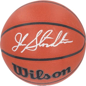 John Stockton Utah Jazz Signed Wilson Authentic Series Indoor/Outdoor Basketball - Picture 1 of 3