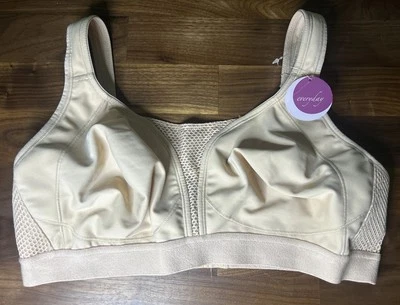 Amoena Beige Contour Soft Cup Mastectomy Bra 40B New 0794 Performance Sport - Image 1 of 4