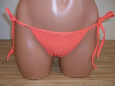 Parte inferior de bikini pequeña naranja iluminadora Sauvage artículo #1489L Foto 1 de 3