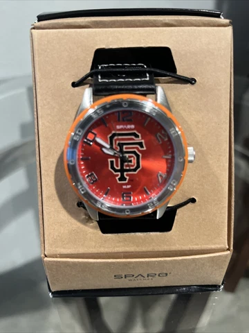 San Francisco Giants Sparo Classic Style Men's Sports Watch Black  Wrist Band Cover