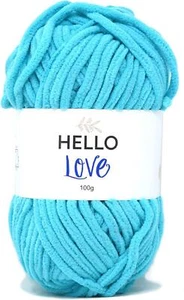 Kreativ Welt Der Handarbeiten Hello Love Garn - 037 Blaugrün - Bild 1 von 2