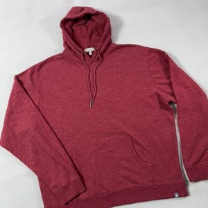 Peter Millar Lava Wash Hoodie Men XL Coastal Red Stretch Pullover Pouch Pocket - Picture 1 of 14