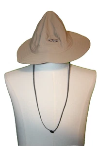 Outdoor Research Helios Hat M Hiking Sun Cap Nylon Poly Wide Brim Safari OR - Picture 1 of 5