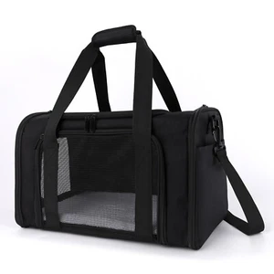 Hunde Katze Transporttasche M/L, Hundetransportbox mit Bequeme Matte, 3 Farbe - Bild 1 von 28