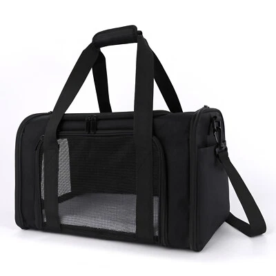 Hunde Katze Transporttasche M/L, Hundetransportbox mit Bequeme Matte, 3 Farbe - Bild 1 von 4