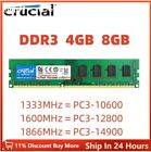 Crucial Ddr3 4Gb 8Gb 1333 1600 1866 Desktop Ram Memory Dimm 240Pins Ddr3 16Gb 32