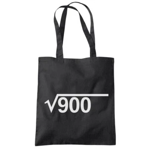 Bolso de compras de raíz cuadrada de 30 cumpleaños regalo de 30 años para broma de fiesta de 30 - Imagen 1 de 11