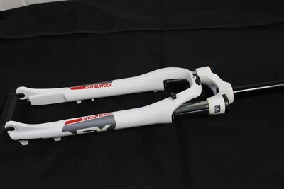 SR Suntour SF 14 NEX  DS HLO 63 mm 28" Federgabel 1 1/8  A-Head Disc P.M. weiß  - Bild 1 von 4