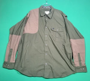 Beretta Hunting Shooting Shirt Mens XXLarge Green Button Outdoor Field 2XL - Picture 1 of 16