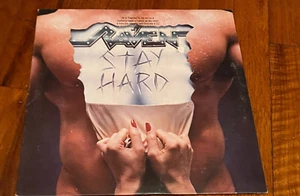 RAVEN Stay Hard ORIGINAL 1985 LP Heavy Metal Rock NEAR MINT - Picture 1 of 1