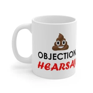 OÍDAS DE OBJECIÓN con CACA DE CAMA 11 OZ TAZA/COPA Justicia para JOHNNY DEPP Totalmente Nuevo - Imagen 1 de 8