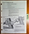 New Holland Harvester Heavy-Duty Pto Shaft Service Instructions Manual 6/75