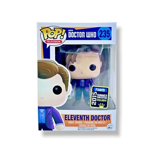 Funko Pop! Dr. Who - Eleventh Doctor 235 SDCC 2015 w/ Pop Protector SEE PICS New - Picture 1 of 9
