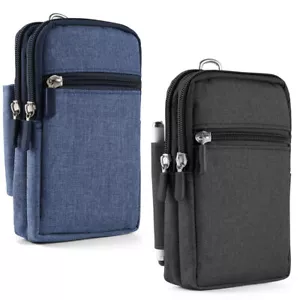 Large Phone Pouch Belt Clip Case Bag Holster For Samsung Galaxy S25 Ultra / S25+ - Picture 1 of 23