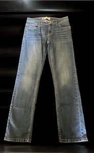 Pantalones de mezclilla Levi's 511 ajustados lavado medio azules para niños, talla 14 regular 27WXL29-NUEVOS SIN ETIQUETAS - Imagen 1 de 14