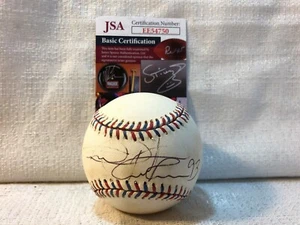 Mike Rucker Signed Autographed Panthers Football 1995 All Star Game Baseball JSA - Picture 1 of 7