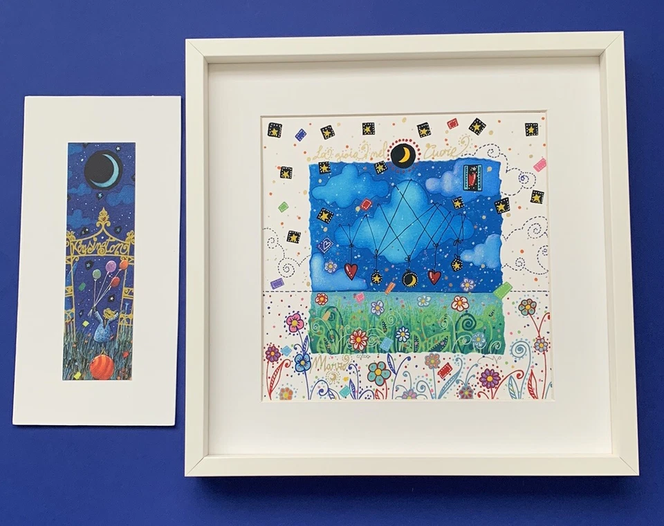 SERIGRAFIA ANDREA AGOSTINI 25x25 MARZO “LA GIOA NEL CUORE” + STAMPA - Immagine 1 di 1