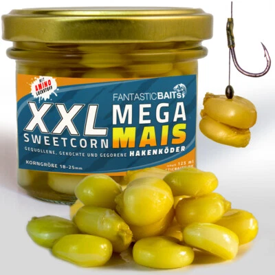 XXL Mega Mais Köder für Karpfen Brassen Forelle angelfertiger ANGELMAIS +Aromen - Bild 1 von 4