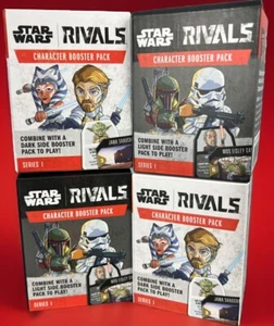 🔥 Lot 4 Packungen Star Wars Rivals Charakter Booster Packs 2 DARK 2 LIGHT SERIES 1 - Bild 1 von 7
