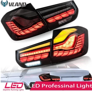 Classic Tail Light SMOKED For BMW M3 Series F30 F35 F80 Sedan 12-18 Rear Lamp - Picture 1 of 9