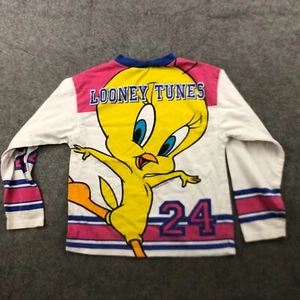 Looney Tunes Sweatshirt Girls Large Tweety Bird Mega Graphic Youth Kids - Picture 1 of 13