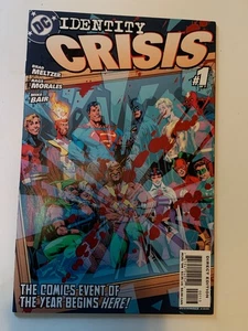 IDENTITY CRISIS #1 NM RARE THIRD 3RD PRINT VARIANT - DC COMICS 2004 - Picture 1 of 2