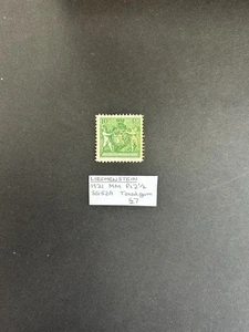 Liechenstein 1921 MM P12.5 SG52a Toned Gum - Picture 1 of 1