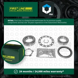 Wheel Bearing Kit fits TOYOTA DYNA 4.0D Front 2006 on Firstline 9008036064S1 New - Picture 1 of 3