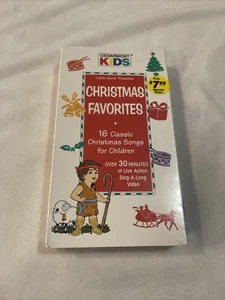 Cedarmont Kids Christmas Favorites Sing-a-Long VHS 1999 Songs for Children NEW - Picture 1 of 3