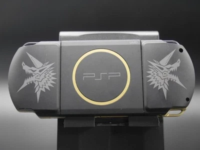 PSP-3000 Console Hunter's model limited edition Black Gold USED Japan Free Ship - Image 1 of 4