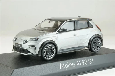 Norev 1/43 Alpine A290 GT 2025 Matte Tornado Gray Black Diecast - Image 1 of 2