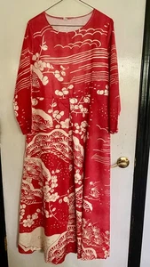 Coral Sakura Dress US M - Picture 1 of 7