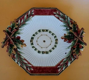 Fitz & Floyd Classic Fall Leaf Garland Bowl Hand Painted 2000-2003 13"x11.5" - Picture 1 of 6