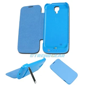 3500MAH BACKUP BATTERY CHARGER EXTENDED POWER CASE COVER BLUE GALAXY S4 - Zdjęcie 1 z 1
