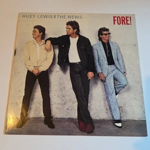 Huey Lewis And The News Fore! Vinyl LP Record 1986 CHRYSALIS OV-41534 NM/EX/VG ^ - Picture 1 of 4