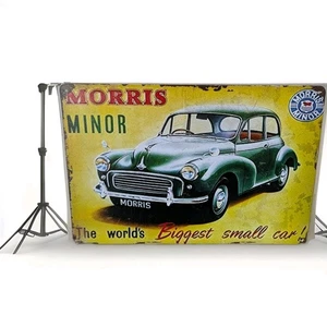 Metal Signs Classic Morris Minor Vintage Style Sign Waterproof 20-30cm - Picture 1 of 3