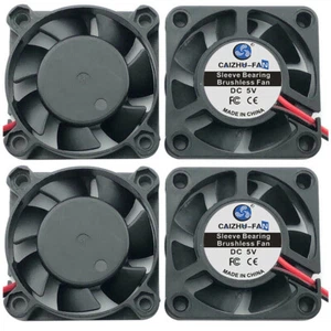 2x 40mm Kühlgehäuselüfter 4010 40x40x10mm Mini Silent 5V 12V 24V 3D Drucker 2-Pin - Bild 1 von 5